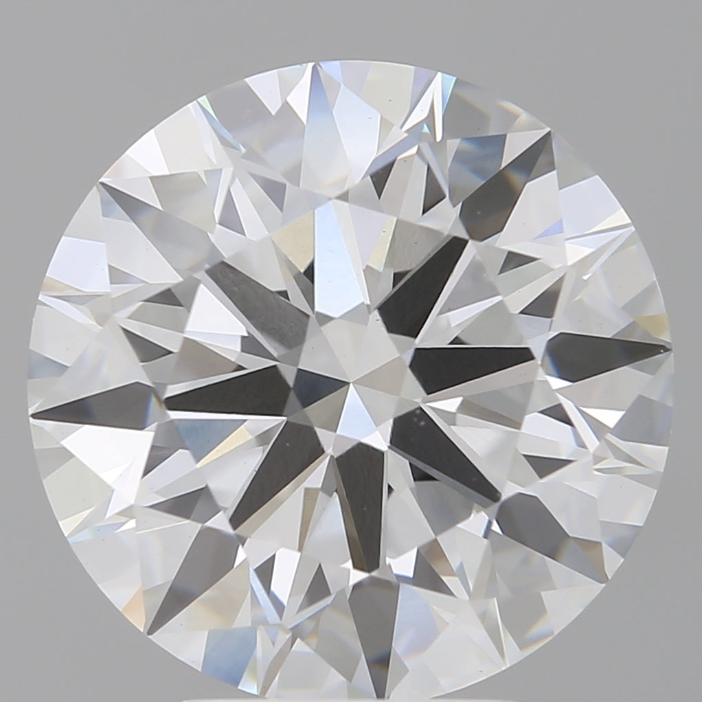 5.09 Carat Round Shaped, Ideal Cut, F Color, VVS2 Clarity, IGI Certified Lab Grown Diamond