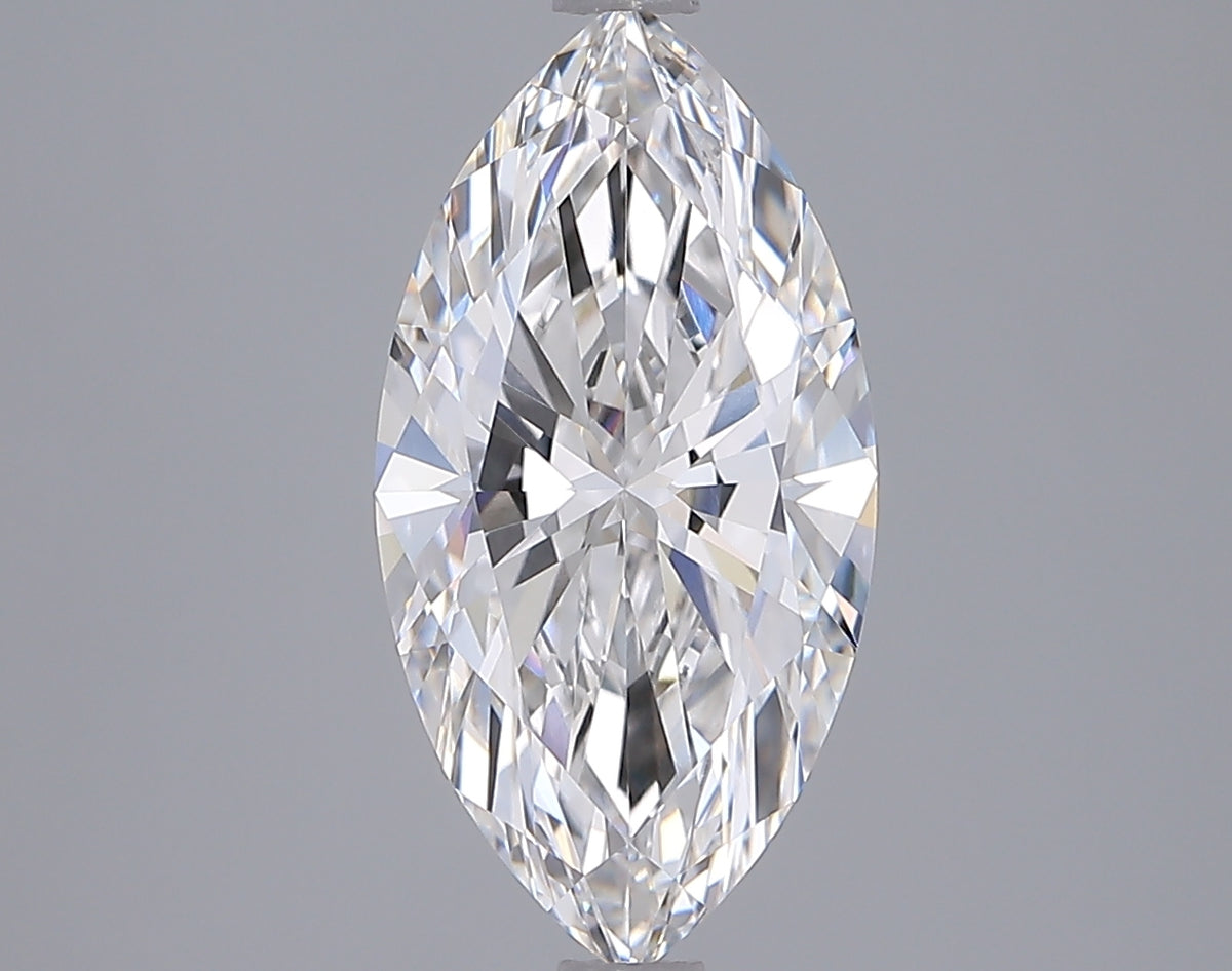 2.92 Carat Marquise Shaped, Ideal Cut, E Color, VVS1 Clarity, IGI Certified Lab Grown Diamond