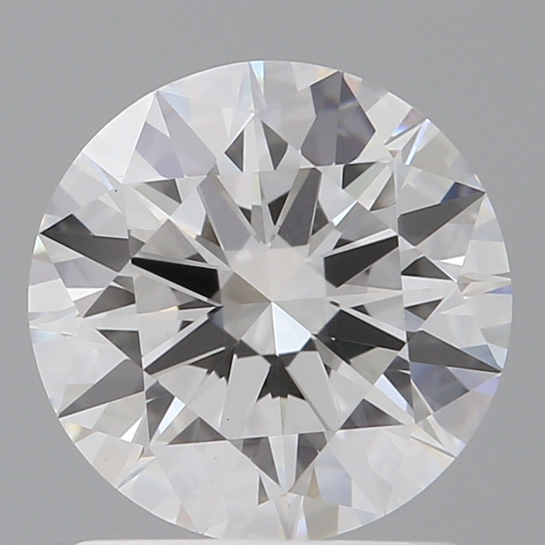 1.59 Carat Round Shaped, Ideal Cut, D Color, VVS2 Clarity, IGI Certified Lab Grown Diamond