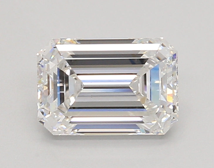 1.28 Carat Emerald Shaped, Ideal Cut, E Color, VS1 Clarity, IGI Certified Lab Grown Diamond