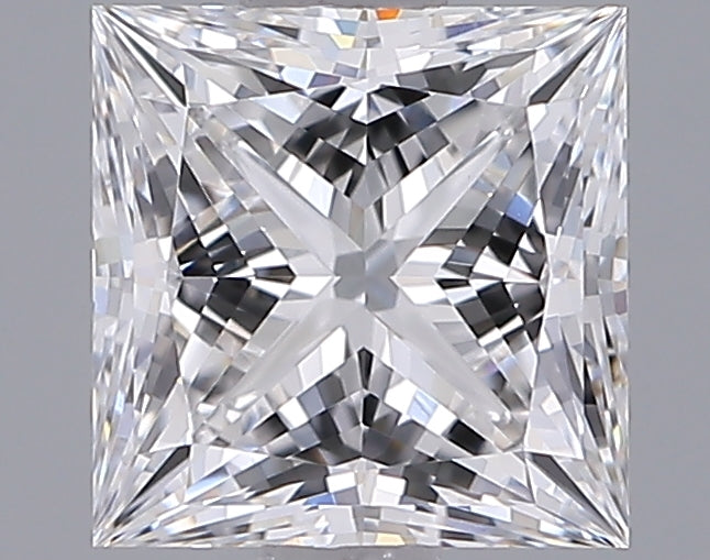1.46 Carat Princess Shaped, Ideal Cut, D Color, VVS2 Clarity, IGI Certified Lab Grown Diamond