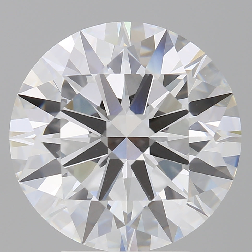 4.56 Carat Round Shaped, Ideal Cut, E Color, VVS2 Clarity, IGI Certified Lab Grown Diamond