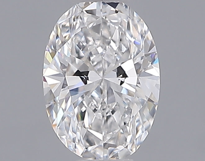 0.53 Carat Oval Shaped, Ideal Cut, D Color, VVS2 Clarity, IGI Certified Lab Grown Diamond