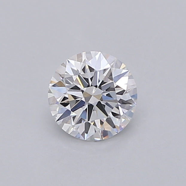 0.54 Carat Round Shaped, Ideal Cut, D Color, VVS2 Clarity, IGI Certified Lab Grown Diamond