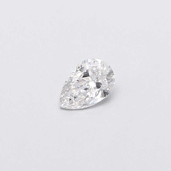 0.36 Carat Pear Shaped, Very Good Cut, D Color, VVS2 Clarity, IGI Certified Lab Grown Diamond
