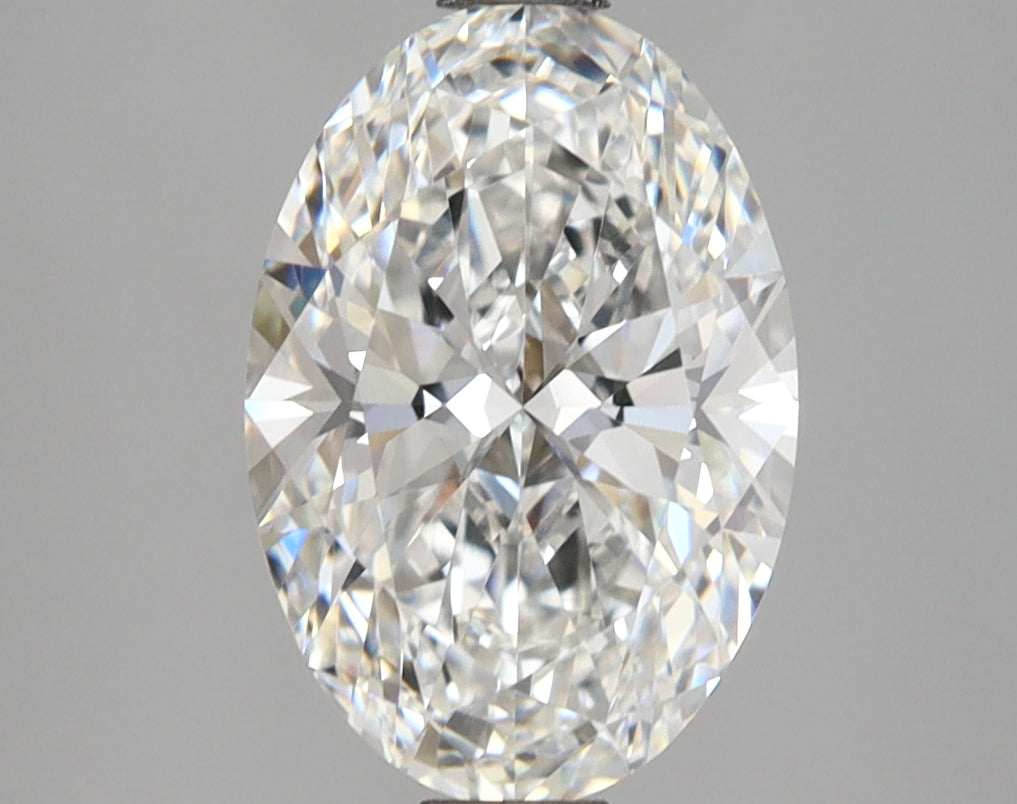 2.54 Carat Oval Shaped, Ideal Cut, E Color, VVS2 Clarity, IGI Certified Lab Grown Diamond