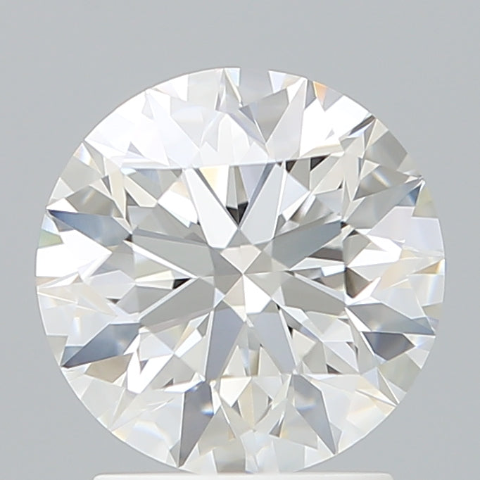 2.09 Carat Round Shaped, Excellent Cut, F Color, VVS1 Clarity, IGI Certified Lab Grown Diamond