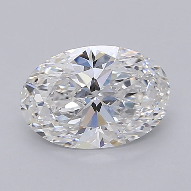 1.51 Carat Oval Shaped, Ideal Cut, D Color, VVS2 Clarity, IGI Certified Lab Grown Diamond