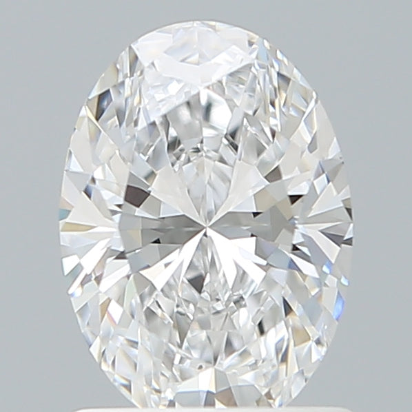 1.19 Carat Oval Shaped, Ideal Cut, D Color, VVS2 Clarity, IGI Certified Lab Grown Diamond