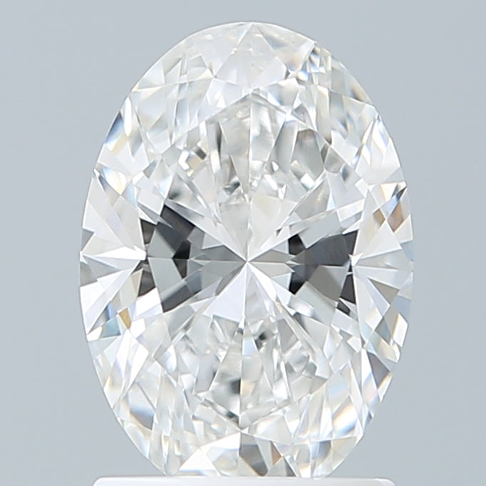 1.60 Carat Oval Shaped, Ideal Cut, E Color, VVS2 Clarity, IGI Certified Lab Grown Diamond