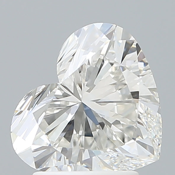 2.20 Carat Heart Shaped, Excellent Cut, F Color, VVS1 Clarity, IGI Certified Lab Grown Diamond