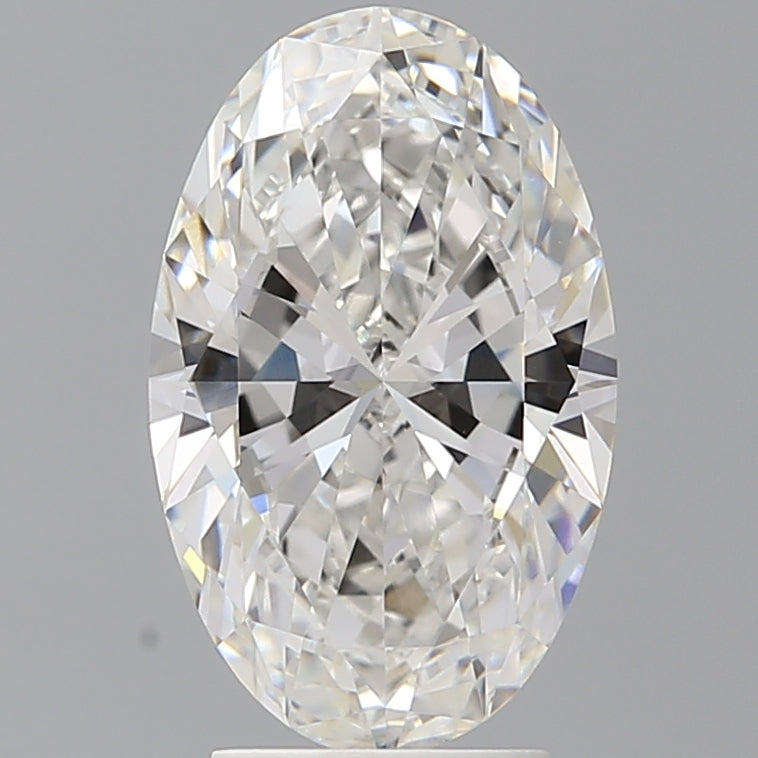 3.54 Carat Oval Shaped, Ideal Cut, E Color, VVS2 Clarity, IGI Certified Lab Grown Diamond