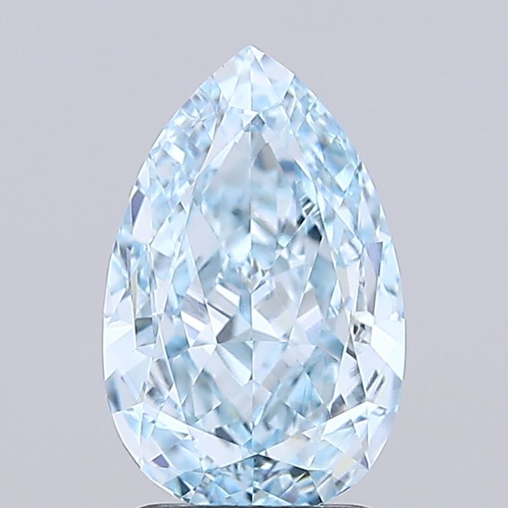 2.53 Carat Pear Shaped, Excellent Cut, VVS2 Clarity, IGI Certified Lab Grown Diamond