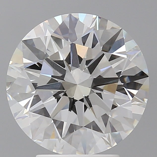 4.05 Carat Round Shaped, Ideal Cut, F Color, VVS2 Clarity, IGI Certified Lab Grown Diamond