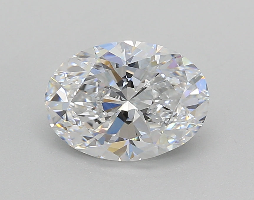 1.50 Carat Oval Shaped, Excellent Cut, D Color, VVS2 Clarity, IGI Certified Lab Grown Diamond