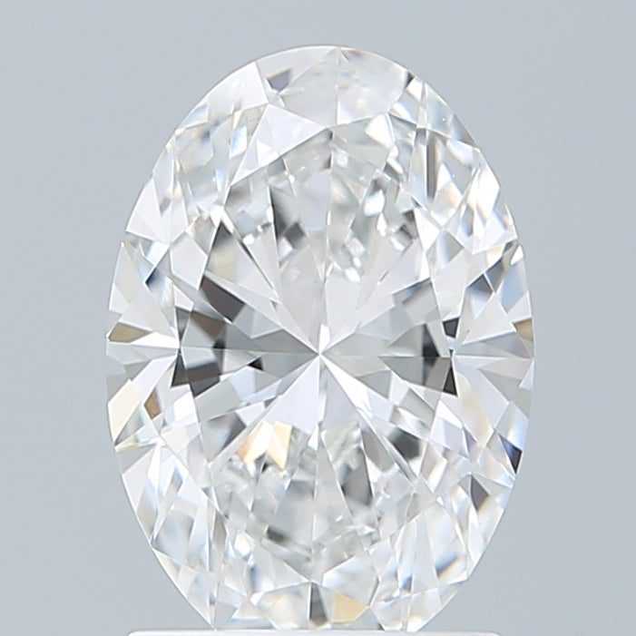 1.58 Carat Oval Shaped, Excellent Cut, D Color, VVS2 Clarity, IGI Certified Lab Grown Diamond