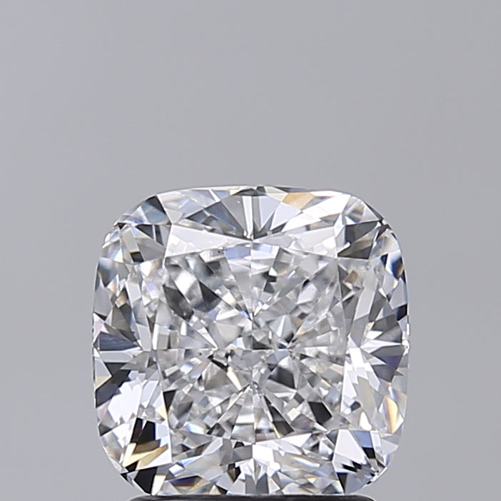 2.01 Carat Cushion Shaped, Very Good Cut, D Color, VS1 Clarity, IGI Certified Lab Grown Diamond