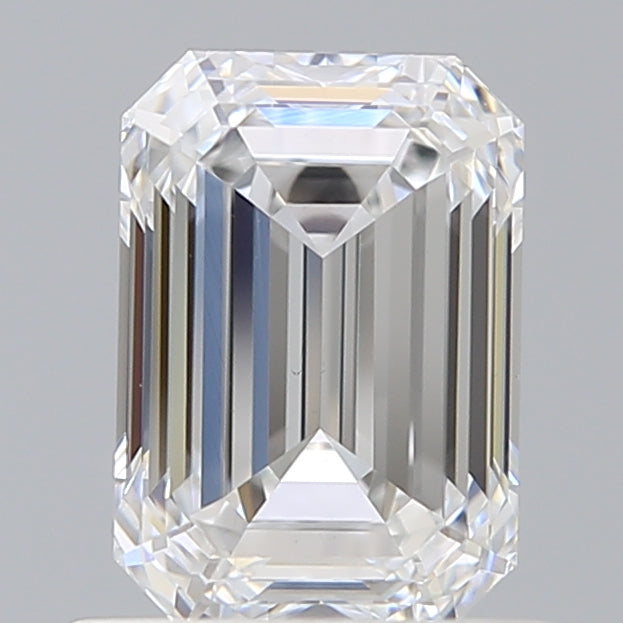 1.14 Carat Emerald Shaped, Ideal Cut, D Color, VS1 Clarity, IGI Certified Lab Grown Diamond