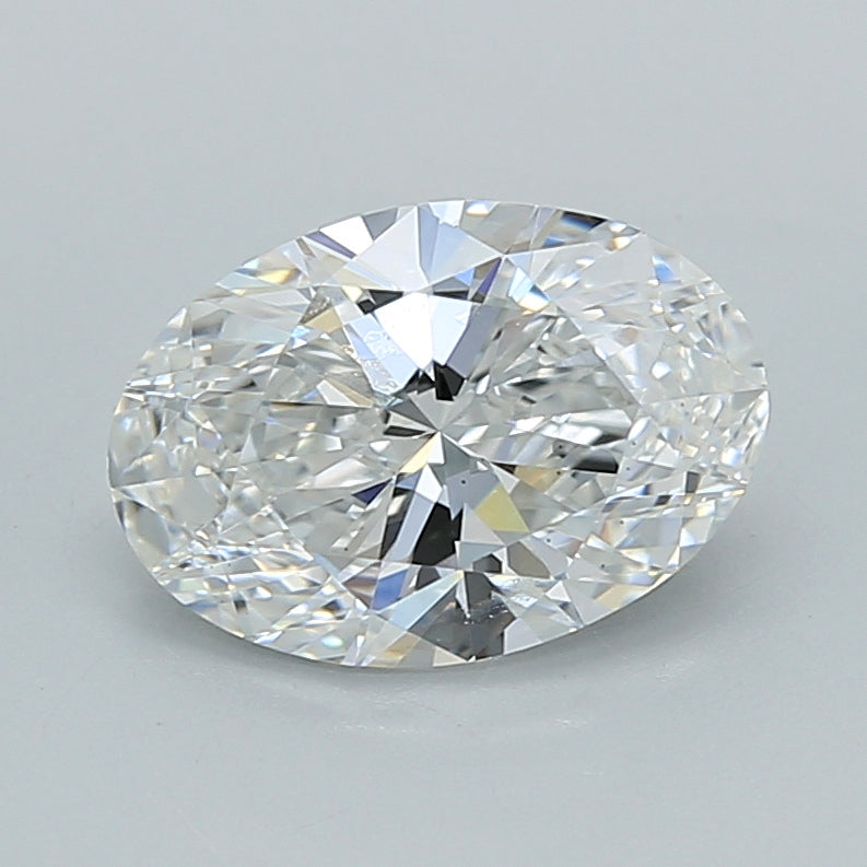1.51 Carat Oval Shaped, Ideal Cut, E Color, VS2 Clarity, IGI Certified Lab Grown Diamond