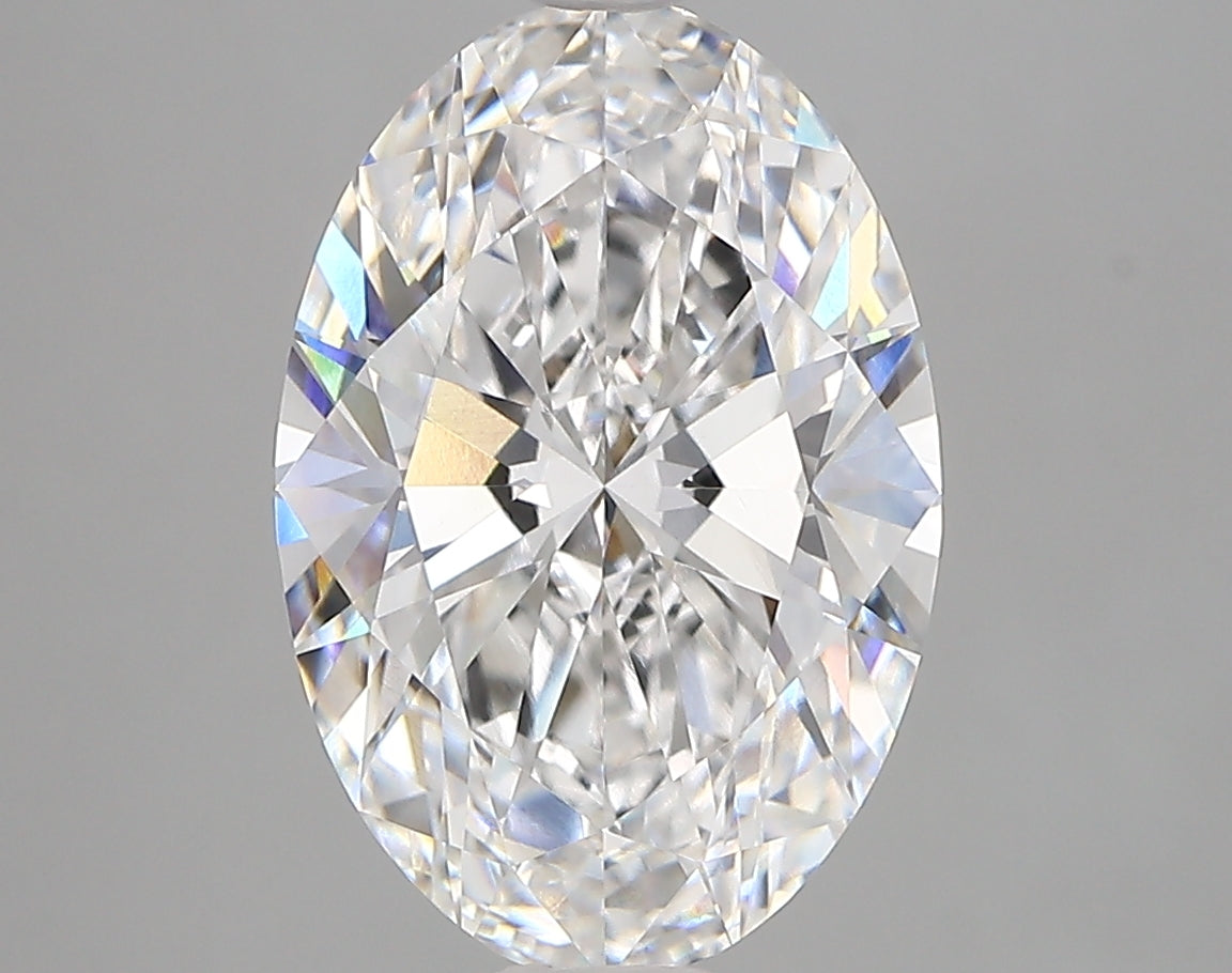 4.00 Carat Oval Shaped, Very Good Cut, D Color, VVS1 Clarity, IGI Certified Lab Grown Diamond