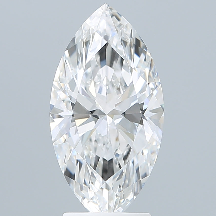 2.89 Carat Marquise Shaped, Ideal Cut, E Color, VVS2 Clarity, IGI Certified Lab Grown Diamond