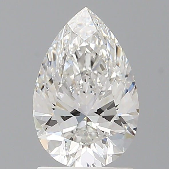1.59 Carat Pear Shaped, Ideal Cut, E Color, VVS2 Clarity, IGI Certified Lab Grown Diamond