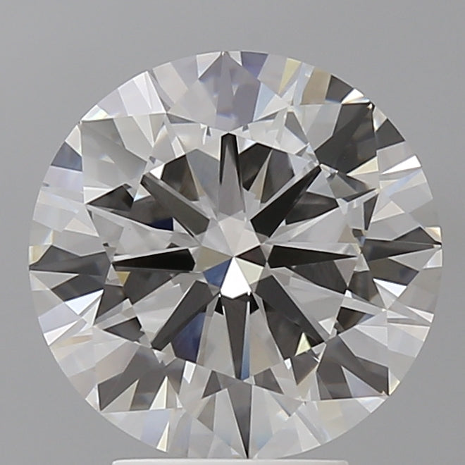 4.03 Carat Round Shaped, Ideal Cut, E Color, VVS2 Clarity, IGI Certified Lab Grown Diamond