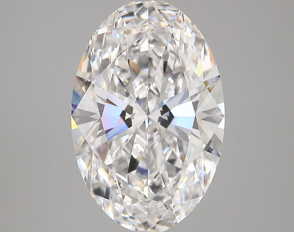 5.05 Carat Oval Shaped, Very Good Cut, E Color, VVS2 Clarity, IGI Certified Lab Grown Diamond