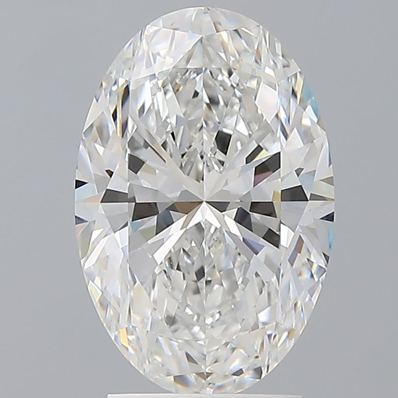 3.04 Carat Oval Shaped, Ideal Cut, E Color, VS2 Clarity, IGI Certified Lab Grown Diamond