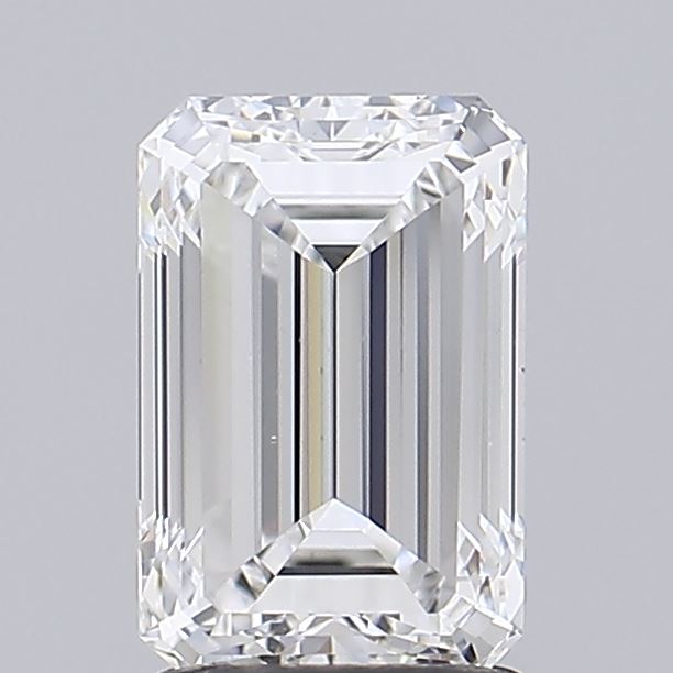 1.90 Carat Emerald Shaped, Ideal Cut, E Color, VS1 Clarity, IGI Certified Lab Grown Diamond