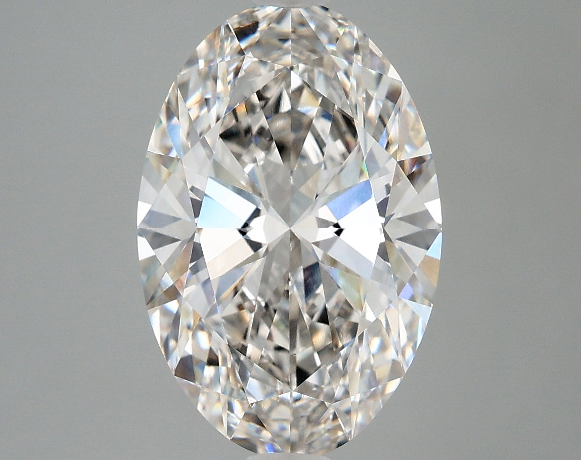 4.08 Carat Oval Shaped, Very Good Cut, G Color, VVS2 Clarity, IGI Certified Lab Grown Diamond