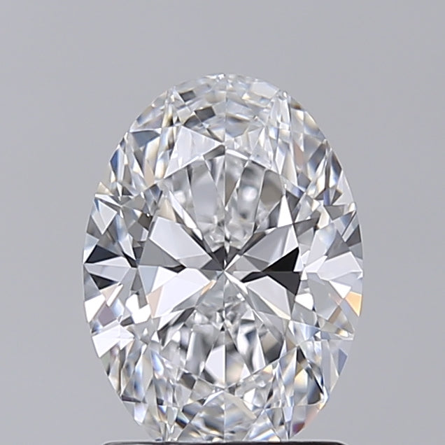 1.50 Carat Oval Shaped, Excellent Cut, D Color, VVS1 Clarity, IGI Certified Lab Grown Diamond
