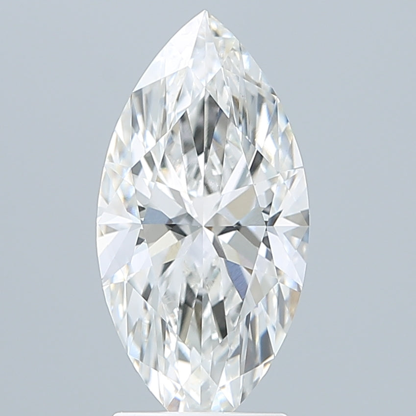 2.56 Carat Marquise Shaped, Ideal Cut, F Color, VVS2 Clarity, IGI Certified Lab Grown Diamond