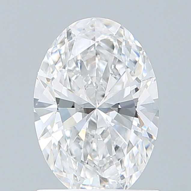 1.10 Carat Oval Shaped, Ideal Cut, D Color, VVS2 Clarity, IGI Certified Lab Grown Diamond