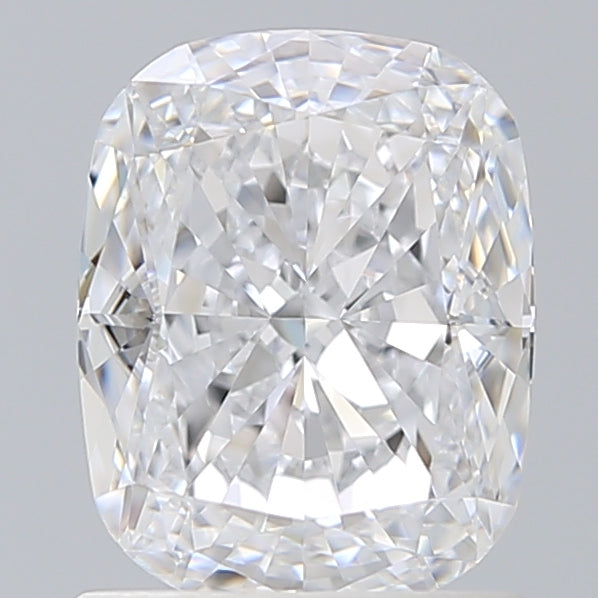1.57 Carat Cushion Shaped, Ideal Cut, D Color, VVS2 Clarity, IGI Certified Lab Grown Diamond