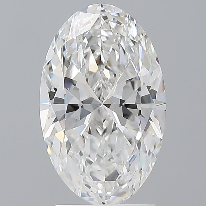 2.56 Carat Oval Shaped, Ideal Cut, D Color, VS1 Clarity, IGI Certified Lab Grown Diamond