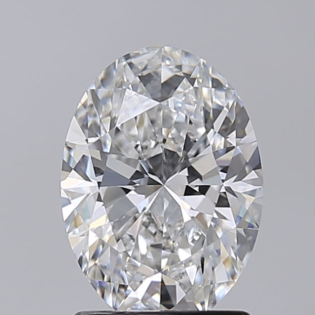 1.63 Carat Oval Shaped, Excellent Cut, E Color, VVS2 Clarity, IGI Certified Lab Grown Diamond