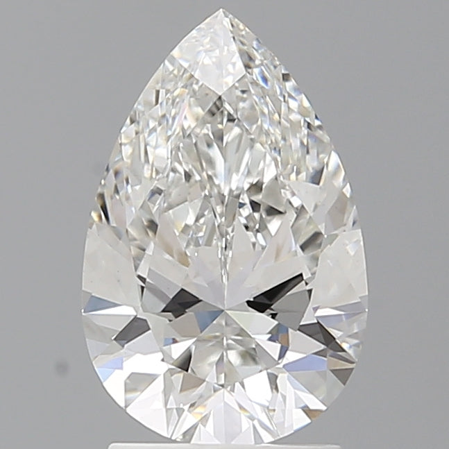 2.09 Carat Pear Shaped, Ideal Cut, E Color, VVS2 Clarity, IGI Certified Lab Grown Diamond