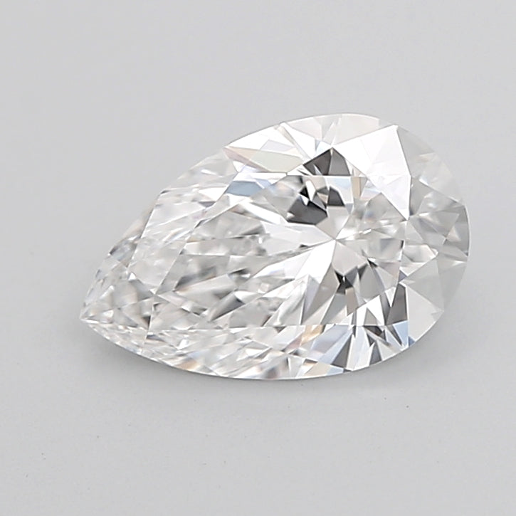 1.51 Carat Pear Shaped, Ideal Cut, D Color, VVS2 Clarity, IGI Certified Lab Grown Diamond