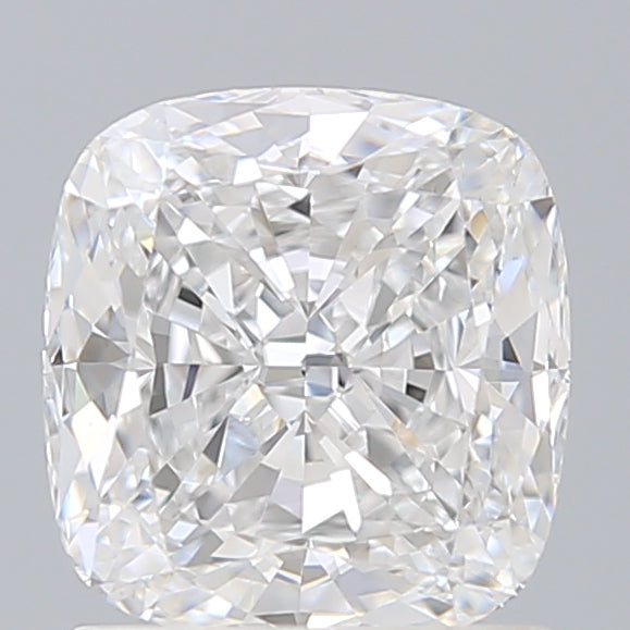 1.50 Carat Cushion Shaped, Excellent Cut, D Color, VS2 Clarity, IGI Certified Lab Grown Diamond