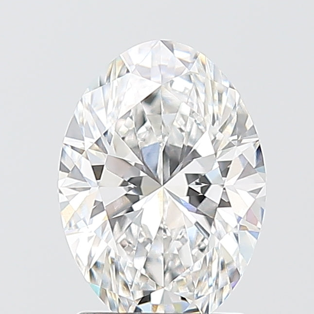 1.56 Carat Oval Shaped, Ideal Cut, E Color, VVS2 Clarity, IGI Certified Lab Grown Diamond
