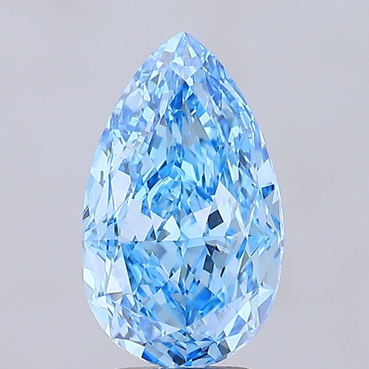 5.01 Carat Pear Shaped, Excellent Cut, VS1 Clarity, IGI Certified Lab Grown Diamond