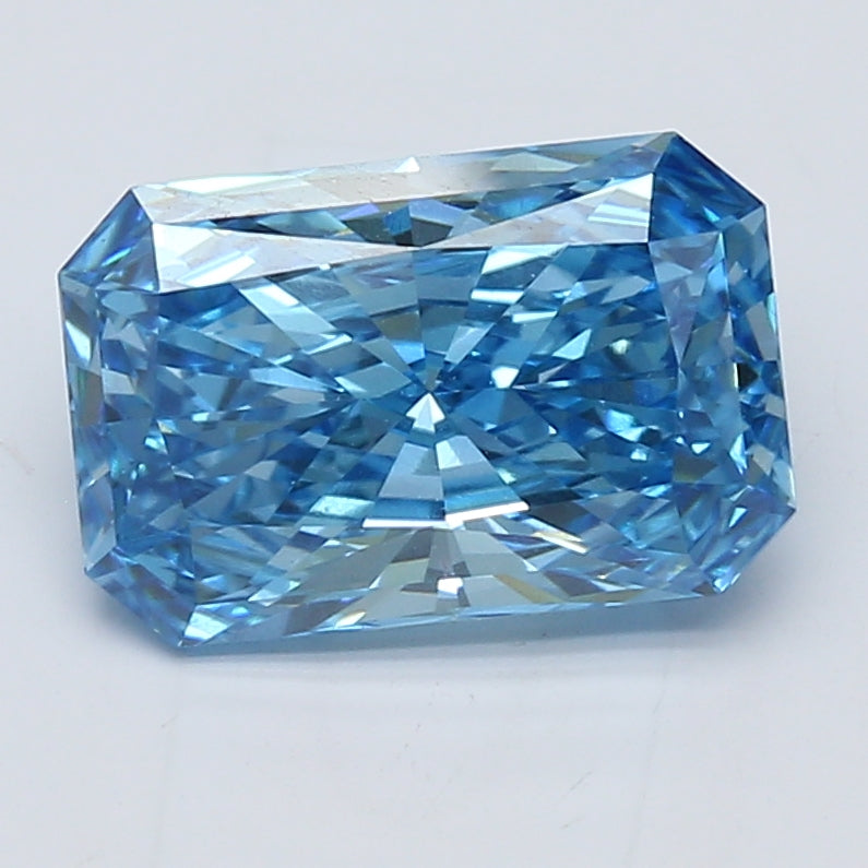 3.06 Carat Radiant Shaped, Ideal Cut, VS1 Clarity, IGI Certified Lab Grown Diamond
