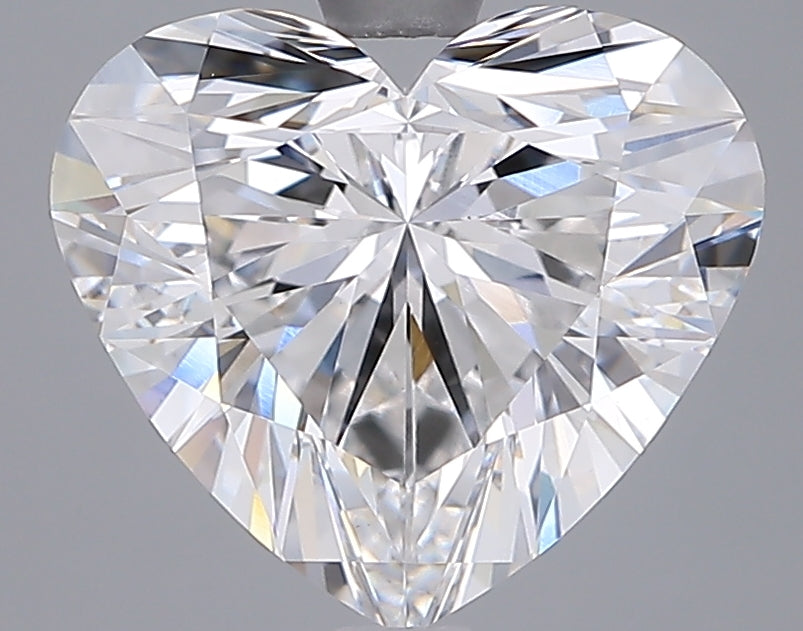 3.04 Carat Heart Shaped, Ideal Cut, D Color, VVS2 Clarity, IGI Certified Lab Grown Diamond