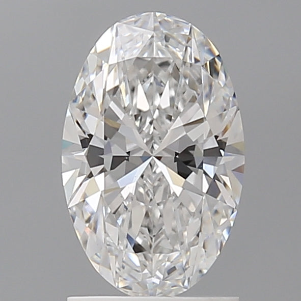 1.59 Carat Oval Shaped, Ideal Cut, D Color, VVS2 Clarity, IGI Certified Lab Grown Diamond