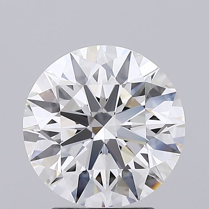 2.58 Carat Round Shaped, Ideal Cut, E Color, FL Clarity, IGI Certified Lab Grown Diamond