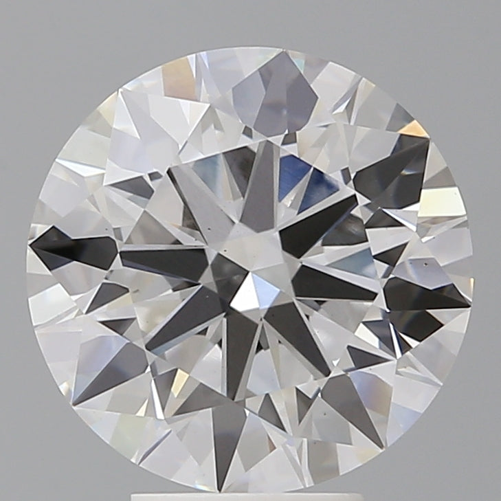 5.57 Carat Round Shaped, Ideal Cut, E Color, VS2 Clarity, IGI Certified Lab Grown Diamond