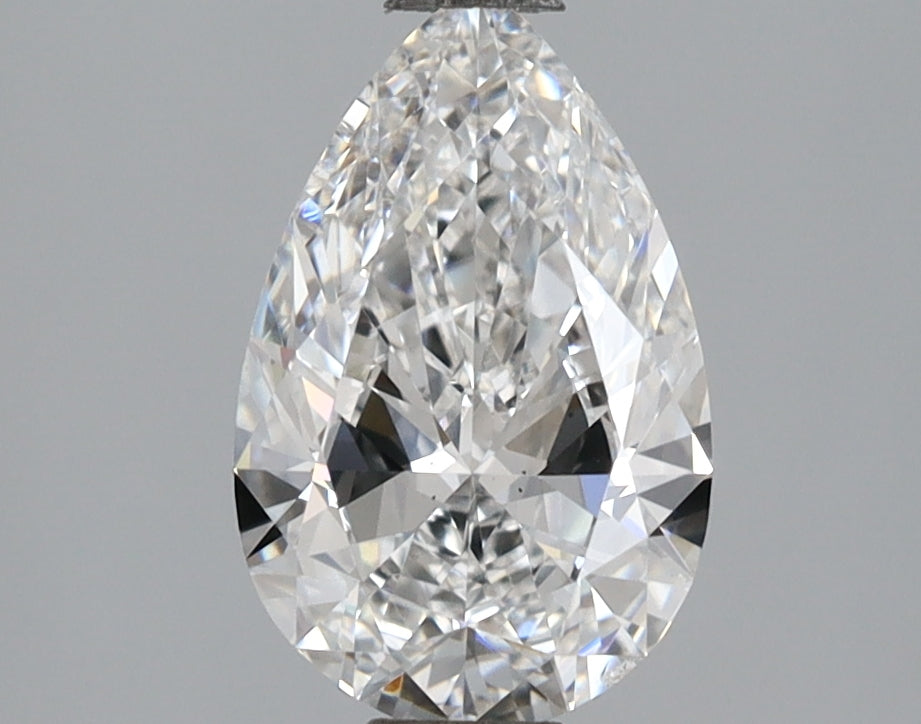1.53 Carat Pear Shaped, Excellent Cut, E Color, VS2 Clarity, IGI Certified Lab Grown Diamond
