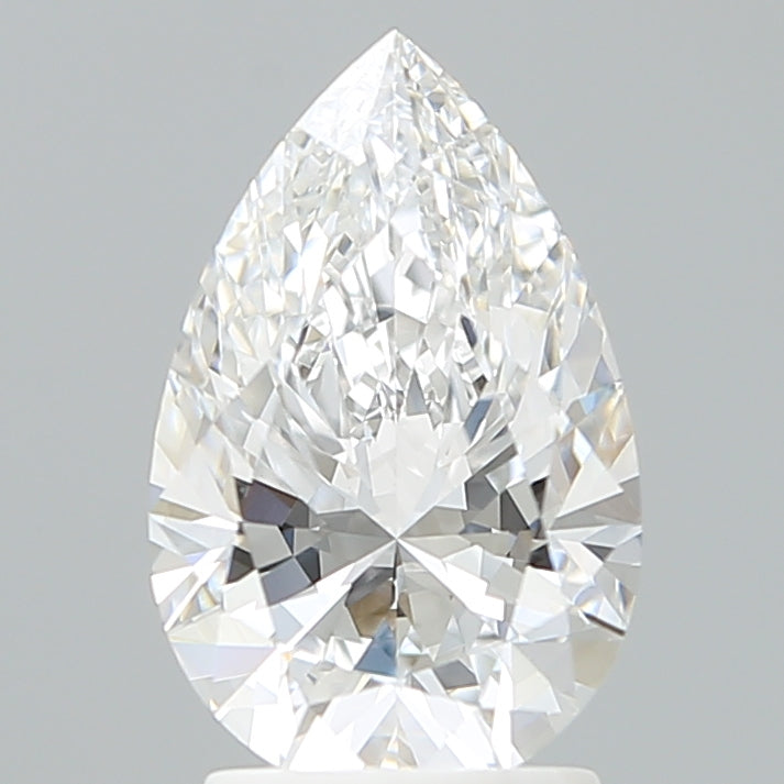 2.28 Carat Pear Shaped, Ideal Cut, E Color, VVS2 Clarity, IGI Certified Lab Grown Diamond