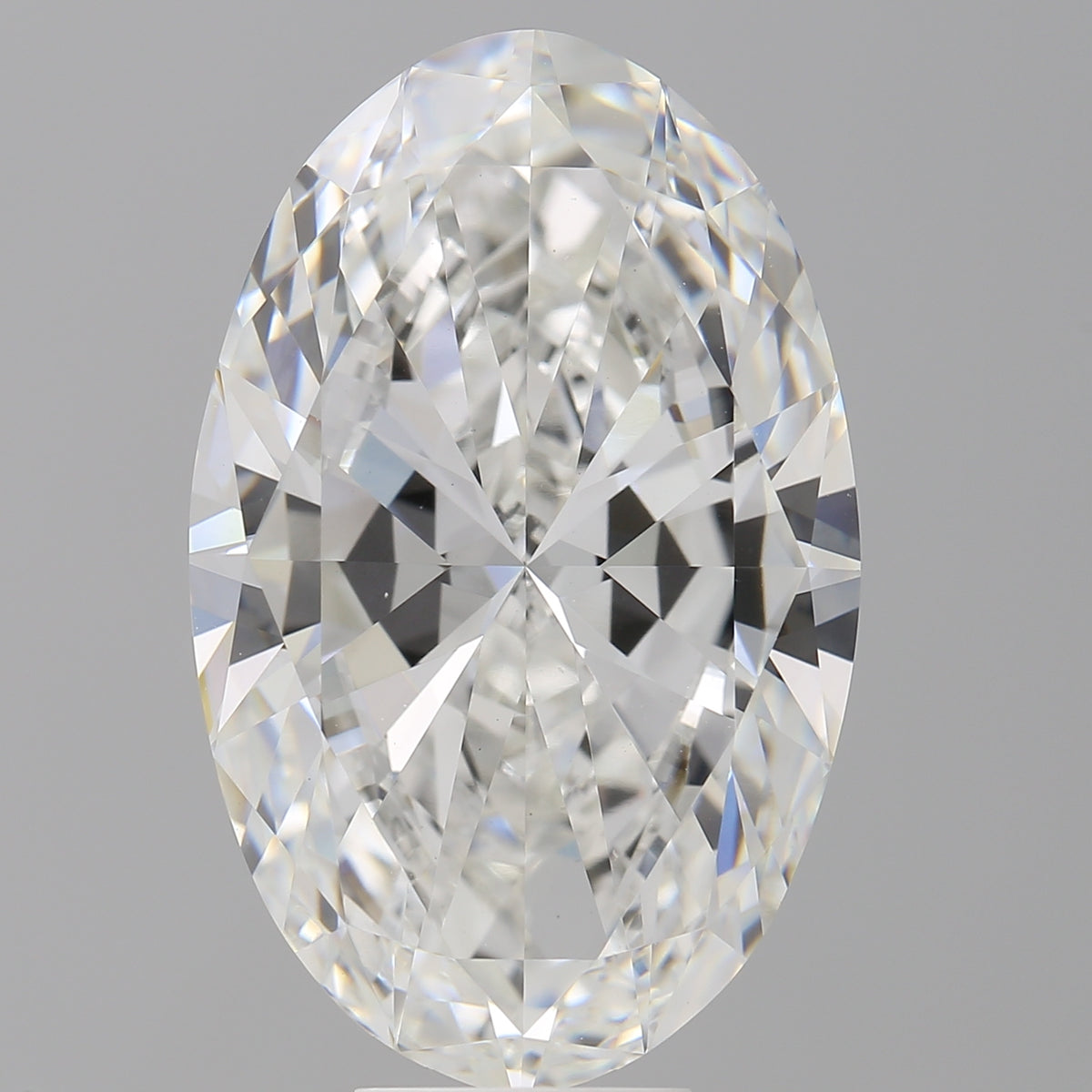 10.00 Carat Oval Shaped, Ideal Cut, F Color, VVS2 Clarity, IGI Certified Lab Grown Diamond